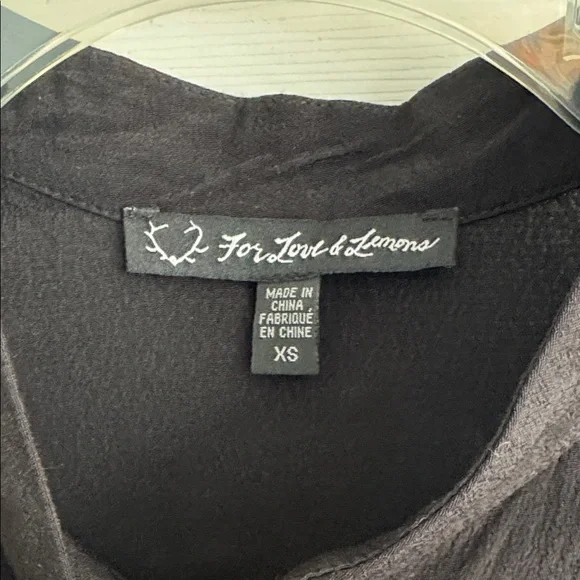 For Love and Lemons Black Lace Dress with White Tie - Picture 3 of 4